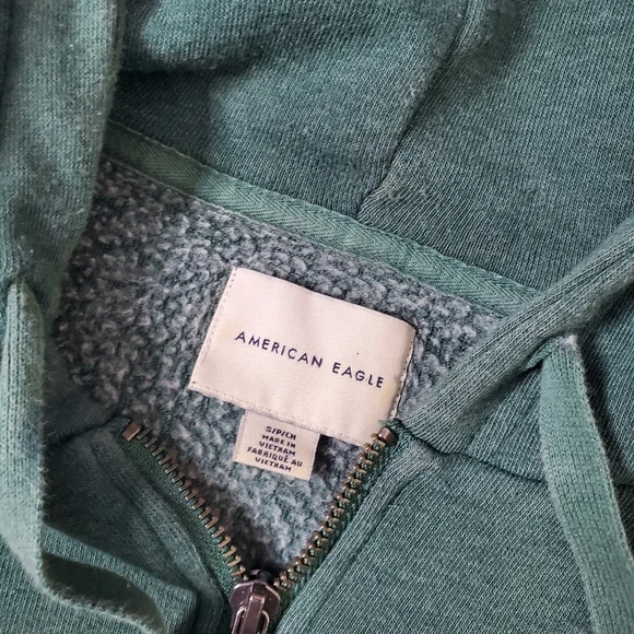 American Eagle Outfitters Retro Hoodie 1/4 Zip Size S - Picture 4 of 13